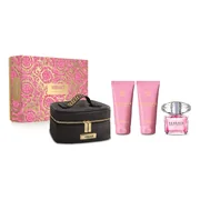 Versace Bright Crystal Ajándékszett, Eau de Toilette 90ml + Body Milk 100ml + tusfürdő 100 ml + táska