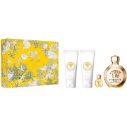 Versace Eros Pour Femme Ajándékszett, Eau de Parfum 100 ml + tusfürdő 100 ml + testápoló 100 ml + Eau de Parfum 5 ml