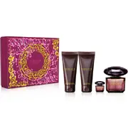Versace Crystal Noir Ajándékszett, Eau de Toilette 90ml + SG 100ml + Eau de Toilette 5ml + BL 100ml