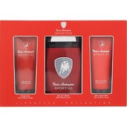 Tonino Lamborghini Sportivo Ajándékszett, Eau de toilette 125ml + Shower gel 100ml + Aftershave balm 100ml