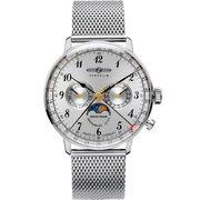 Zeppelin 7036M-1 Hindenburg LZ129 men`s watch moon phase 40mm