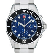 Swiss Alpine Military 7053.9138 Chronograph Mens Watch 42mm 10ATM