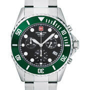 Swiss Alpine Military 7053.9133 chronograph mens watch 42mm 10ATM