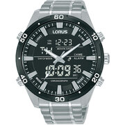 Lorus RW649AX9 digital Chronograph Mens Watch 46mm 10ATM