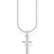 Thomas Sabo KE2043-051-14 Cross Pave Ladies Necklace, adjustable