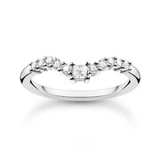 Thomas Sabo Ladies Ring TR2398-051-14-54 V-shape size 54