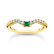 Thomas Sabo Ladies Ring TR2398-971-7-56 V-shape size 56