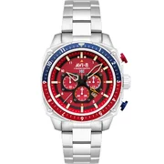 AVI-8 AV-4100-22 Mens Watch Hawker Hunter Dual Time Chronograph 43mm 5ATM