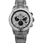 Louis XVI LXVI1127 Majeste Iced Out Chronograph Mens Watch 43mm 5ATM