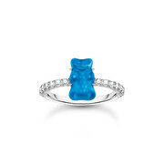 Thomas Sabo TR2459-052-1-54 Silver ring w. blue Goldbears 
