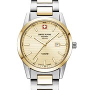 Swiss Alpine Military 7767.1141 Ladies Watch Argos two tone gold 34mm 10ATM