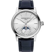 Frederique Constant FC-716S3H6 Mens Watch Classic Manufacture Moonphase Date 40mm 5ATM