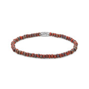 Rebel & Rose Bracelet Glass Rocks Red Jazz RR-40117-S-S ladies