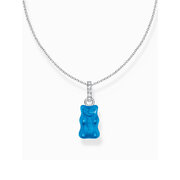 Thomas Sabo KE2209-052-1-L45V Silver chain w. blue Goldbears pendant 