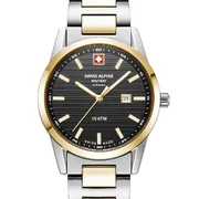 Swiss Alpine Military 7767.1147 Ladies Watch Argos two tone black 34mm 10ATM Swiss Alpine Military 7767.1147 Ladies Watch Argos two tone black 34mm 10ATM