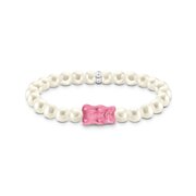 Thomas Sabo A2154-082-9-L15 Gold Bears Pearl Bracelet pink 15 cm