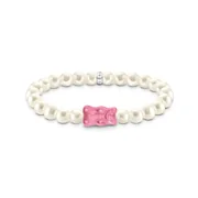 Thomas Sabo A2154-082-9-L15 Gold Bears Pearl Bracelet pink 15 cm