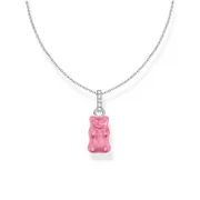 Thomas Sabo KE2209-052-9-L45V Necklace with pink Gold Bears Pendant and Zirconia 40-45 cm Ladies
