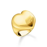Thomas Sabo TR2471-413-39-58 Bold - Gold-plated Ring in Heart Shape Ladies