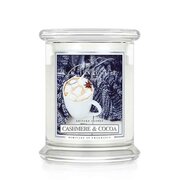 Kringle Candle Cashmere & Cocoa közepes 2 kanócos illatgyertya (411 g)