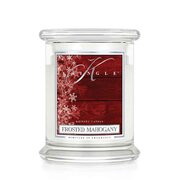 Kringle Candle Frosted mahagóni közepes 2 kanócos illatgyertya (411 g)