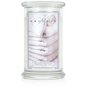 Kringle Candle Warm Cotton nagy 2 kanócos illatgyertya (624 g)
