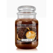 Country Candle Coffee Shop nagy 2 kanócos illatgyertya (652 g)