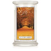 Kringle Candle Autumn Amber nagyméretű 2 kanócos illatgyertya (624 g)