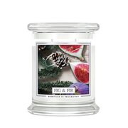 Kringle Candle Füge és Fenyő illatgyertya közepes 2 kanóc (411 g)