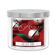 Kringle Candle TUMBLER Jingle All the Way illatosított gyertya közepes, 2 kanócos (411 g)