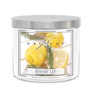 Kringle Candle TUMBLER Rosemary Citrom illatú gyertya közepes 2 kanócos (411 g)