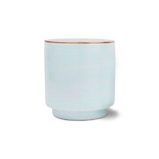 Paddywax GLOW SKY BLUE SEA SALT & PLUMERIA 3-Wick illatgyertya réz fedéllel (17oz / 482g)