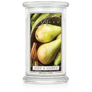 Kringle Candle Anjou & Allspice nagy 2 kanócos illatgyertya (624 g)