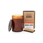 KOBO Woodblock Candle Modena bőr illatgyertya (15oz / 425g)