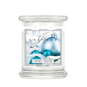 Kringle Candle Tinsel & Thyme illatgyertya közepes 2 kanóc (411 g)