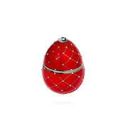 LADENAC Bois de Russie piros illatgyertya díszkövekkel (220 g) díszdobozban