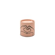 Paddywax IMPRESSIONS DUSTY PINK "HEART" TOBACCO & VANILLIA illatgyertya (5,75oz / 163g)
