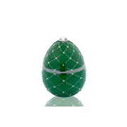 LADENAC Bois de Russie illatgyertya VERDE zöld díszkövekkel (220 g) ajándékcsomagolásban