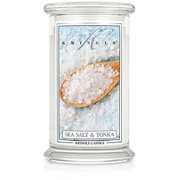 Kringle Candle Sea Salt & Tonka nagy 2 kanócos illatgyertya (624 g)
