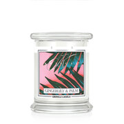 Kringle Candle Gingerlily & Palm illatú gyertya közepes 2 kanócos (411 g)