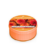 Country Candle Golden Anyu & Honey Crisp Tonka illatgyertya (42 g)