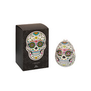 LADENAC Scull illatgyertya WHITE SCULL díszkövekkel (220 g) díszdobozban