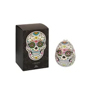 LADENAC Scull illatgyertya WHITE SCULL díszkövekkel (220 g) díszdobozban