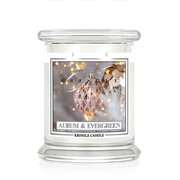 Kringle Candle Aurum & Evergreen illatgyertya közepes 2 kanóc (411 g)