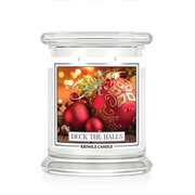 Kringle Candle Deck the Halls illatgyertya közepes 2 kanócos (411 g)