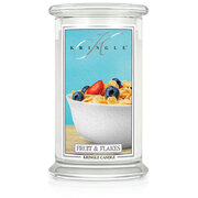 Kringle Candle Fruit & Flakes nagy 2 kanócos illatgyertya (624 g)