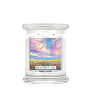 Kringle Candle Beautiful Day illatosított gyertya közepes, 2 kanócos (411 g)