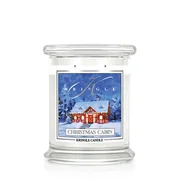 Kringle Candle Christmas Cabin közepes 2 kanócos illatgyertya (411g)