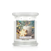 Kringle Candle Tea & Cookies közepes 2 kanócos illatgyertya (411g)