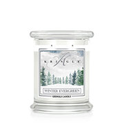 Kringle Candle Winter Evergreen illatgyertya közepes 2 kanócos (411g)